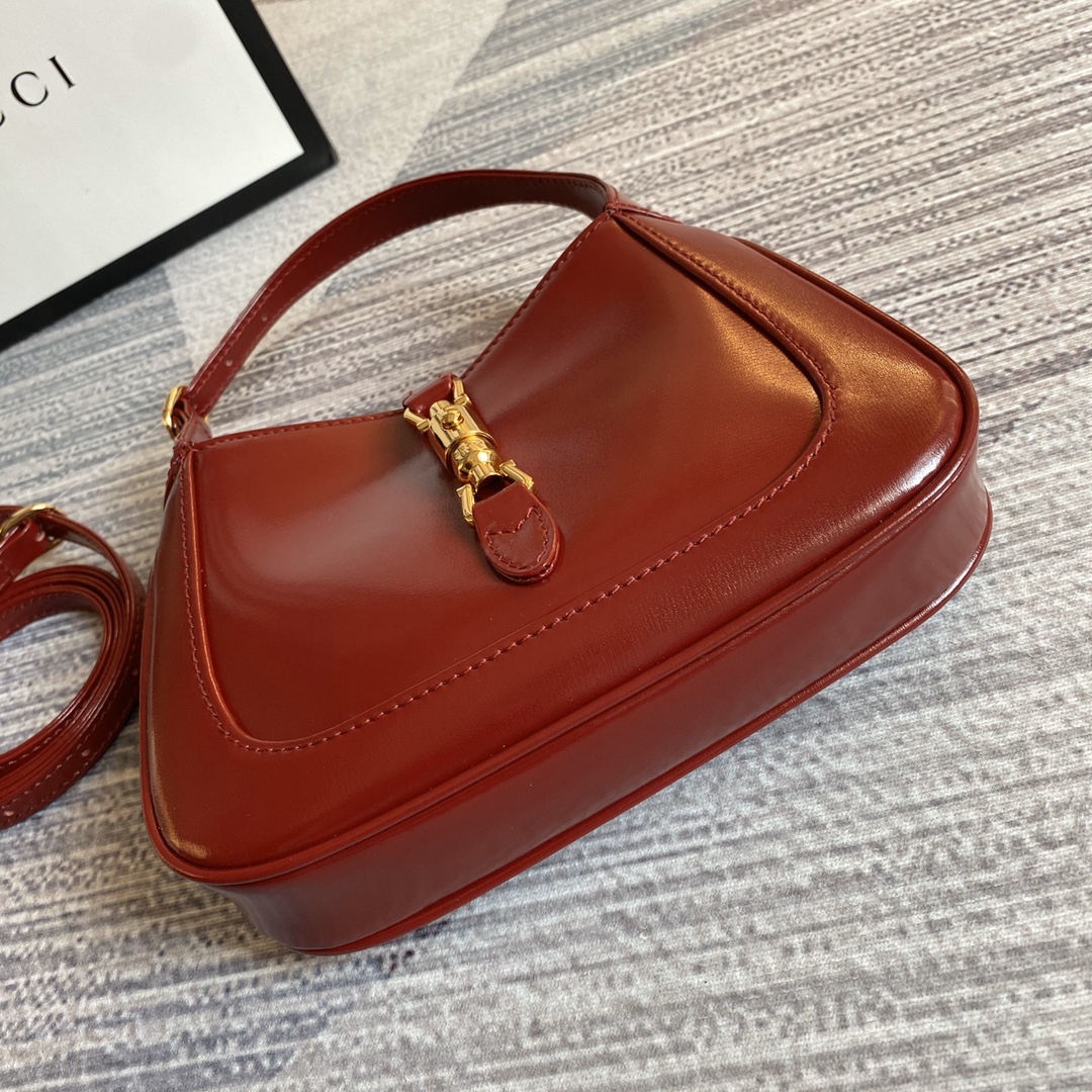 Gucci Jackie 1961 Mini Shoulder Bag 637091 Red